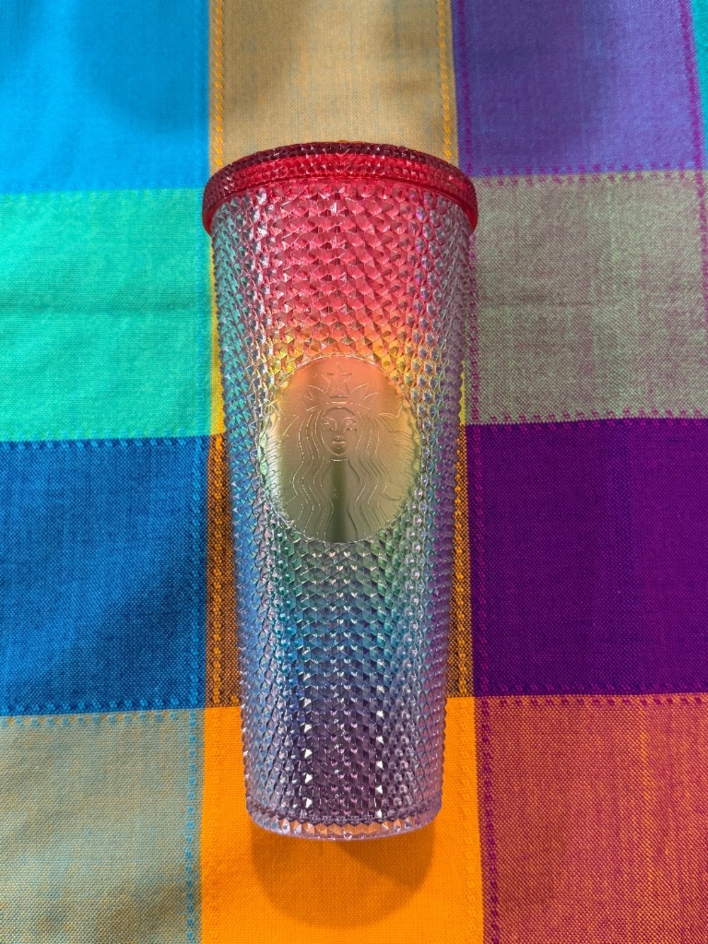 Starbucks 24 oz Venti Rainbow Studded Tumbler PRIDE